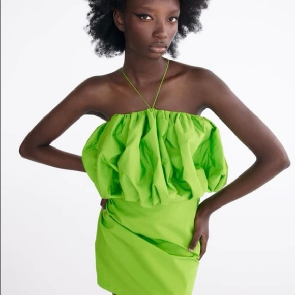 Zara Green Skirt - Picture 4 of 14